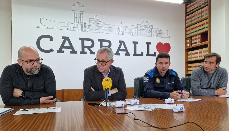 Miguel Vales, Evencio Ferrero, Pedro Cancela e Juan Seoane