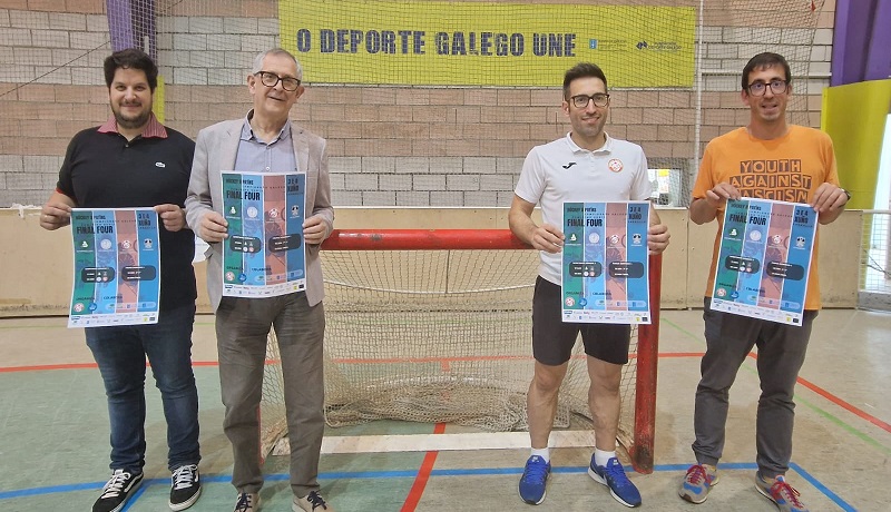 A presentacin do torneo de hckey tivo lugar no pavilln Carballo Calero