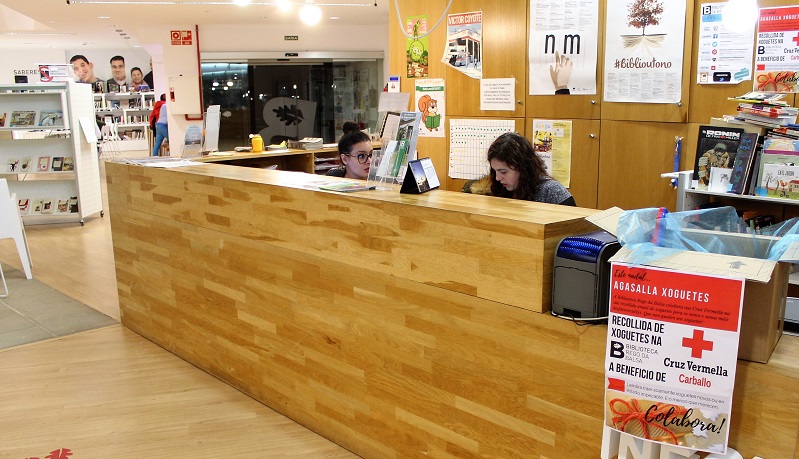 Un dos puntos de entrega est na Biblioteca Rego da Balsa