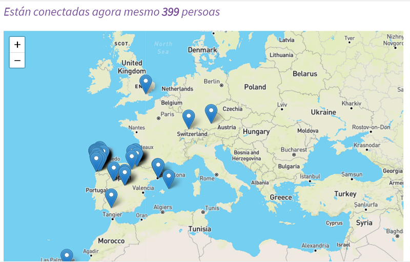 As estaba o mapa da concentracin virtual s 23.00 horas