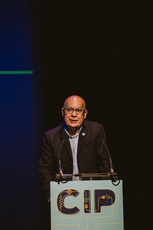 O concelleiro Xos Regueira, na gala de clausura