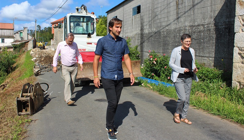 Evencio Ferrero, Juan Seoane e Milagros Lantes, no Rodo