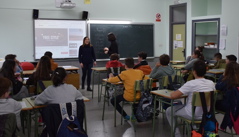 Os obradoiros comezaron a semana pasada no IES Parga Pondal