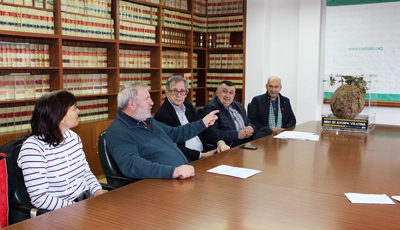 Mar Eirs, Luis Lamas, Evencio Ferrero, Isidro Rodrguez e Jos Antonio Pereira, na presentacin da campaa