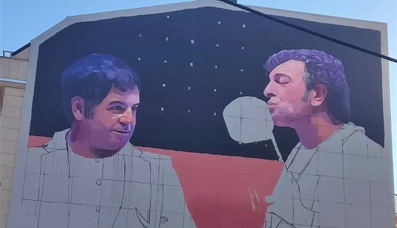 As vai o mural que est pintando Yoseba M.P.