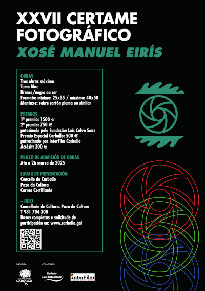 Cartaz Certame Fotogrfico Xos Manuel Eirs 2025